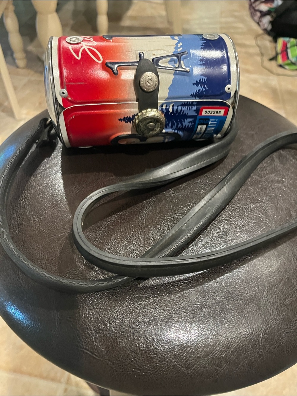 Vintage Little Earth license plate purse